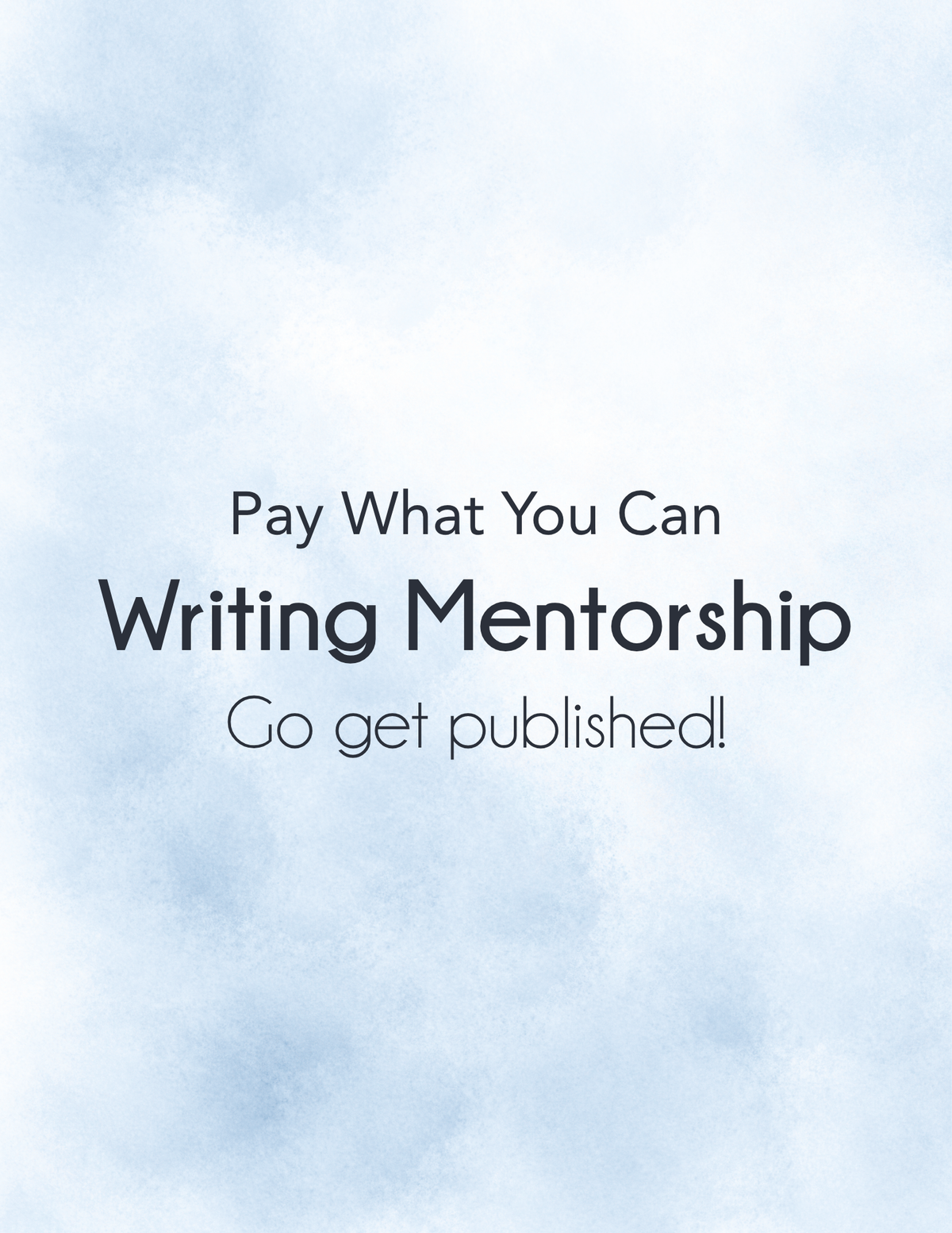 Writing Mentorship