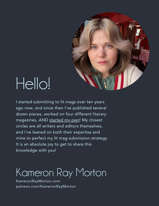 Kameron's Guide to Lit Mags